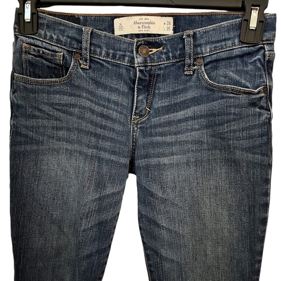 Abercrombie & Fitch Medium Wash Perfect Stretch Skinny Jeans Size 26 - Picture 2 of 8